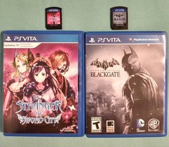 Lot! Sony PS Vita 2K, 2000 Black 8GB, US (PlayStation Vita, PSV) + 8 GREAT Games