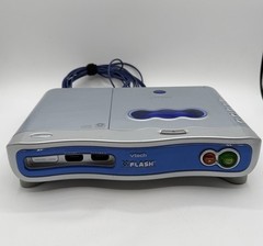 Vtech Vflash Home Edutainment System Console Silver Untested For Part Or Repair
