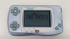 BANDAI WonderSwan Color SWJ-777C2B Crystal Silver Japan Tested Console Used