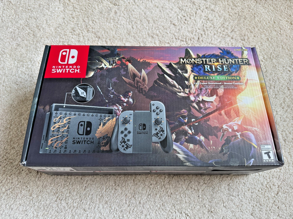 Nintendo Switch MONSTER HUNTER RISE Deluxe Edition System