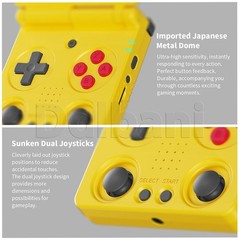 RG 34XXSP Anbernic Handheld Retro Game Console 3.4-inch H700 3300mAH Linux