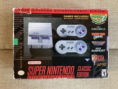 Super Nintendo Classic Edition Model CLV-201; 2 Controllers; games included