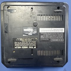 Sega Genesis Model 2 MK-1631 Console Only Black Untested For Parts or Repair