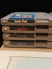 Nintendo NES Console Lot + 8 Games Rescue Rangers Rush’N Attack RoboCop Tested