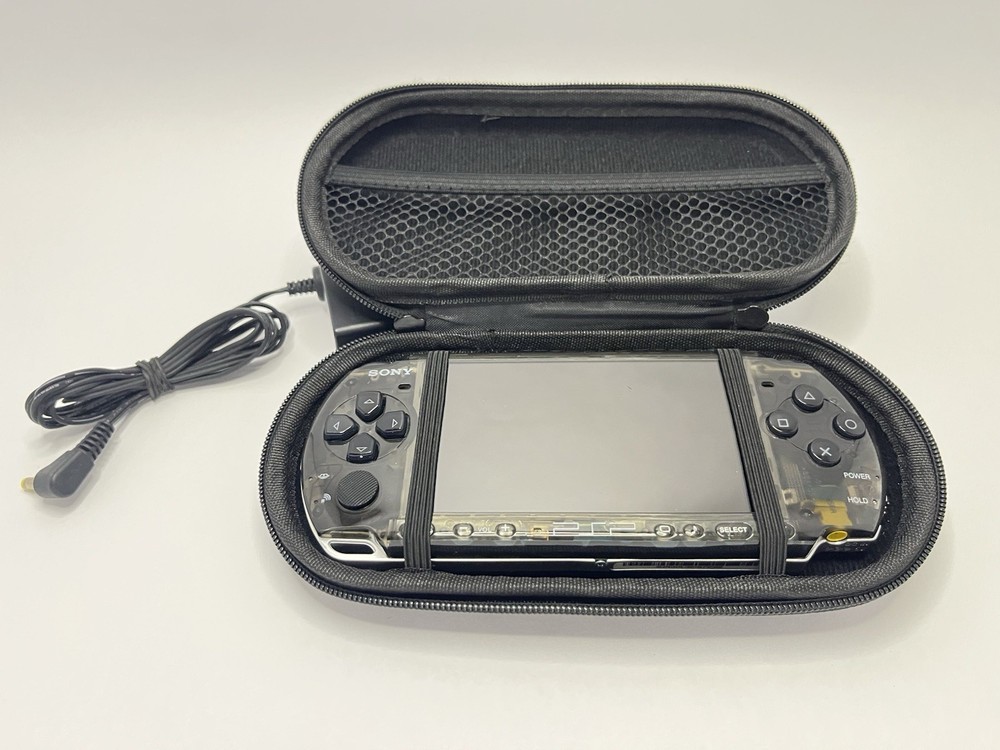 Sony PSP 3000 Console Case And Part Of Charger Tested