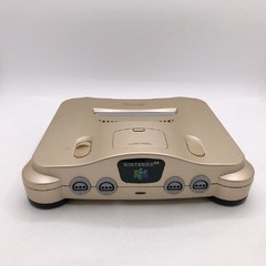 Nintendo 64 Console Gold Box NUS-001 5 Games Bundle N64 NTSC-J Japan Tested
