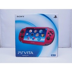 SONY PS Vita PCH-1000 ZA03 Cosmic Red Console, Made in Japan