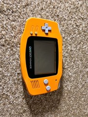 Nintendo Game Boy Advance GBA Spice Orange Japan Import Tested w/ Glass Screen
