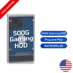 500GB Retro Game HDD 14,000 Games 30 Emulators Plug & Play
