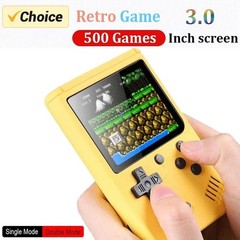 Kids Retro Handheld Game Console 8 Bit Portable 3.0 Inch LCD 500 Games