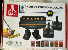 Atari Flashback 8 Deluxe (105 Games) with Wired Paddles & Controllers, Brand New