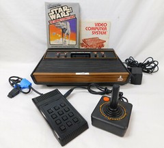 Atari Model No. CX-2600A ~ SN 828 474799 ~ Includes 2 Controllers ~ 1