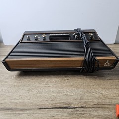 Atari 2600 Light Sixer 6-Switch Console W/ Power AC Adapter & Controllers TESTED
