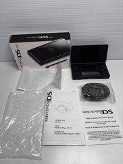 Nintendo DS Lite Onyx Black Console w/ Box CIB Tested Complete