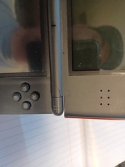 Nintendo DS Lite USG-001 Red/Black Dual Screen Touch Handheld Console- Tested