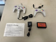 Power Joy Supermax Plug & Play TV Video Game Console 30 Games 2 Controllers