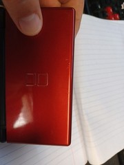 Nintendo DS Lite USG-001 Red/Black Dual Screen Touch Handheld Console- Tested