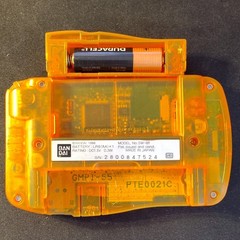 Bandai WonderSwan SW-001 Translucent Orange/Blue Digimon Edition | Works Great