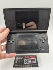 Ninto DS Lite Onyx Black For Parts Repair Broken Hinge