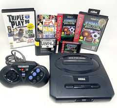 Sega Genesis Model 2 (MK-1631) SPORTS Console Controller Tested GOOD No Cables