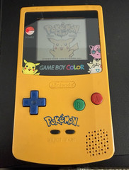 Nintendo Game Boy Color Pokémon Pikachu Special Edition bundle