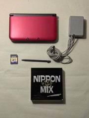 [ Ships in 1 Day ] Nintendo 3DS XL LL Red x Black Japan Ver. w/charger, SD Card