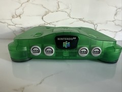 Vintage N64 Funtastic Jungle Translucent GREEN Nintendo-64 Gaming Console System