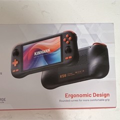 KINHANK K56 Android Handheld System 128GB Wi‑Fi 5.5in 720p Blue/Orange 27k games