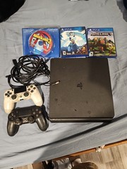Sony PlayStation 4 Slim Console Bundle with 2 Controllers