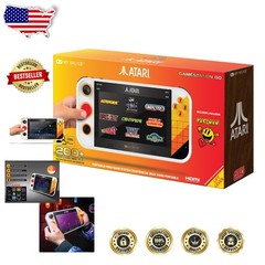 Atari Gamestation Go Portable Retro Console, 200+ Games, 7&Prime; Display, HDMI WiFi