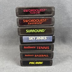 Atari 2600 Woody 6-Switch CX-2600 Console & Games – Tested, Read Description