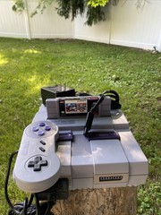 Super Nintendo SNES Bundle Console Tested Working Clean!