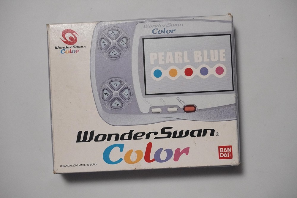 WonderSwan Color console pearl blue boxed very good Japan system US Seller