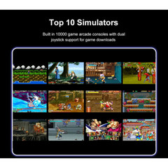 8 in 1 Handheld Game 7 Inch HD Screen Classic Game Retro Console 10000+ Games