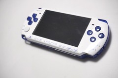 PSP-3000 White/Blue Japan PlayStation Portable console US Seller