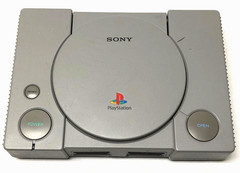 Sony PlayStation 1 SCPH-7001 Console Game System PS1 Wireless Controller Bundle