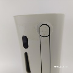 Microsoft Xbox 360 White Console Parts-repair – Broken Eject Button – Powers On
