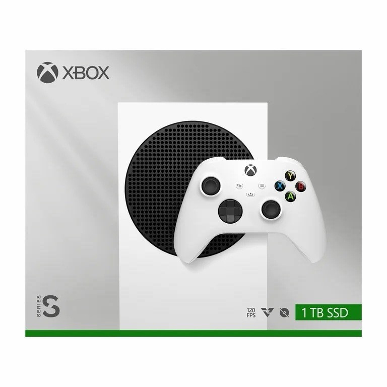 Microsoft Xbox Series S 1TB SSD White Console 4K UHD 120 FPS HDMI
