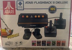 Atari Flashback 8 Deluxe with Wired Paddles & Wired Controllers AR3220X in Box!