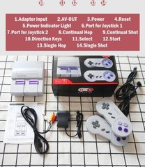 Super Classic Mini Entertainment System Game Console + 2 Controllers 90s Video