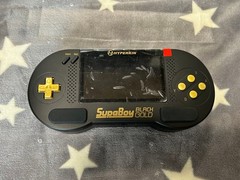 Hyperkin SupaBoy Black Gold Portable SNES/SFC Console Japan Used Excellent