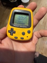 Pocket Pikachu Tested Working No Battery Door