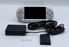 Sony PSP-2000 PSP 2000 Console Silver Region free w/adapter, battery – Very Good