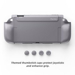 PlayVital Pure Protective Grip Case for Nintendo Switch 2 – New Hope Gray