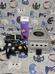 Nintendo GameCube Silver – DOL-101 USA – w/ Controller & Cords CONDITION TESTED