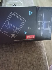 Plus Handheld Game Console, 3.0 Inch LCD, Rechargeable, TV Play, Black