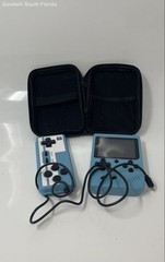 Unbranded Blue Portable Video Game Console Handheld System Not Tested