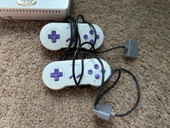 UNTESTED Yobo FC Twin NES/SNES Home Console w/2 Wired Controllers NO power cords
