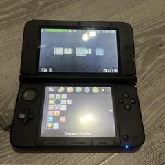 Nintendo 3DS XL Handheld Console – Red / Black (Model SPR-001) Charger/4 Games