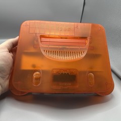 USA Nintendo 64 N64 Fire Orange Funtastic Console w/ OEM Controller -TESTED